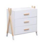 Συρταριερα Παιδικh Paschal HM2493.03 Μελαμινη-Ξυλο Πευκου 76x40x80.5υεκ