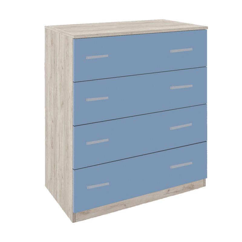 syrtariera-smile-grey-oak-mple-804590-2 Συρταριερα Fylliana Smile Grey Oak - Μπλε 80*45*90 - Image 1