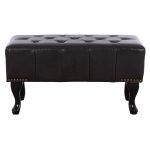 Ταμπουρε Υποποδιο T.chesterfield Emma HM226.01 PU 80x44x39y Εκ.σκ.καφε - Image 3