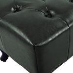 Ταμπουρε Υποποδιο T.chesterfield Emma HM226.08 PU Κυπαρισσι-Μαυρα Ποδια 80x45x39yεκ. - Image 5