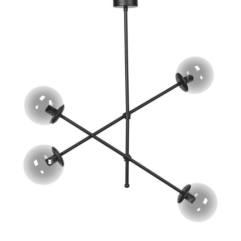 tetrafoto-kremasto-fotistiko-orofis-metalliko-fylliana-mayro-gkri-chroma-e27-80x85ek1738583705 Τετραφωτο Κρεμαστο Φωτιστικο Οροφης Μεταλλικο Fylliana Μαυρο-Γκρι Χρωμα ε14 80x85εκ - Image 1