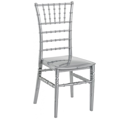 tiffany-karekla-749-24174 Tiffany-Silver Καρέκλα Πολυκαρμπονική - Image 1