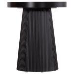 Τραπεζακι Βοηθητικο Denton HM18023.01 MDF Top Φυσικο Ξυλου-Βαση Μαυρη φ45x51,5υεκ. - Image 3