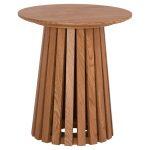 Τραπεζακι Βοηθητικο Talbert HM18025 MDF Σε Φυσικο Ξυλου φ45x50,5υεκ.