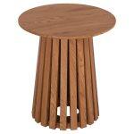 Τραπεζακι Βοηθητικο Talbert HM18025 MDF Σε Φυσικο Ξυλου φ45x50,5υεκ. - Image 4