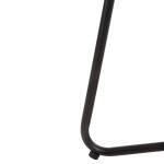 Τραπεζακι Gerry HM5717.11 Με Wicker Μπεζ-Μαυρο Μεταλ.σκελετο 50x50x47,5υεκ. - Image 7