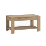 Τραπεζακι Σαλονιου Clent Artisan Oak Χρωμα 90x50x45εκ