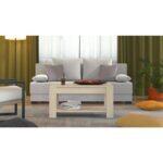 Τραπεζακι Σαλονιου Clent Port Oak 90x50x46εκ - Image 2