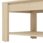 Τραπεζακι Σαλονιου Clent Port Oak 90x50x46εκ - Image 4