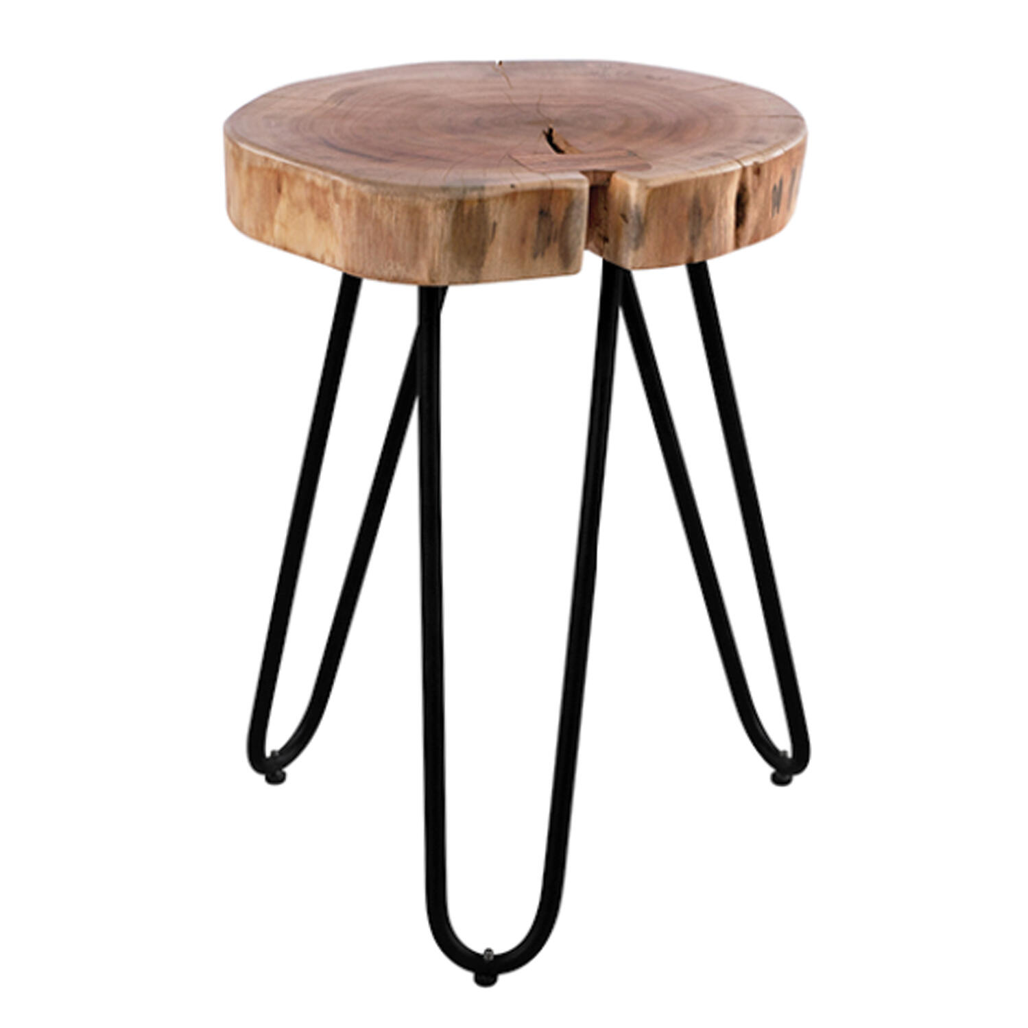 trapezaki-salonioy-fb9820811-apo-masif-k Τραπεζακι Σαλονιου Oslo HM8208.11 Απο Μασιφ Κορμο Ακακιας 35x35x46υ - Image 1