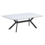 Τραπεζακι Σαλονιου Fylliana FL202 Λευκο Χρωμα 120x70x44εκ