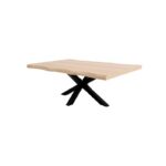 Τραπεζακι Σαλονιου Fylliana 23c Φυσικο Χρωμα 120x80x45εκ