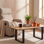 Τραπεζακι Σαλονιου Fylliana Action Artisan Χρωμα 120x60x45εκ - Image 2