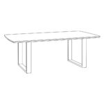 Τραπεζακι Σαλονιου Fylliana Action Artisan Χρωμα 120x60x45εκ - Image 5