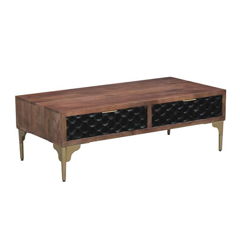 trapezaki-salonioy-fylliana-amrita-kafe-chroma-120x40x60ek1716185708 Τραπεζακι Σαλονιου Fylliana Amrita Καφε Χρωμα 120x60x40εκ - Image 1