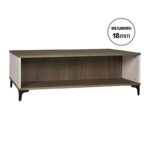 Τραπεζακι Σαλονιου Fylliana Aura Tobacco Με Cashmere Χρωμα 120x60x45εκ