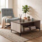 Τραπεζακι Σαλονιου Fylliana Aura Tobacco Με Cashmere Χρωμα 120x60x45εκ - Image 2