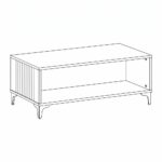 Τραπεζακι Σαλονιου Fylliana Aura Tobacco Με Cashmere Χρωμα 120x60x45εκ - Image 6