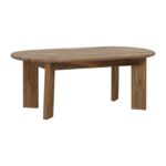 Τραπεζακι Σαλονιου Fylliana Bhopal Golden Brown Χρωμα 120x60x46εκ