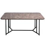 Τραπεζακι Σαλονιου Fylliana Diamond Grey Marble 115x68x45εκ - Image 2