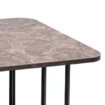 Τραπεζακι Σαλονιου Fylliana Diamond Grey Marble 115x68x45εκ - Image 3