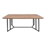 Τραπεζακι Σαλονιου Fylliana Diamond Grey Oak Χρωμα 115x68x45εκ