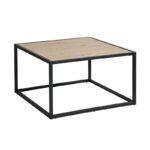 Τραπεζακι Σαλονιου Fylliana Edge 2295 Sonoma-Artisan Χρωμα 70x70x40εκ