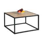 Τραπεζακι Σαλονιου Fylliana Edge 2295 Sonoma-Artisan Χρωμα 70x70x40εκ - Image 2