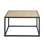 Τραπεζακι Σαλονιου Fylliana Edge 2295 Sonoma-Artisan Χρωμα 70x70x40εκ - Image 4