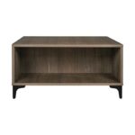 Τραπεζακι Σαλονιου Fylliana Lumina Tobacco Χρωμα 80x80x41εκ - Image 3