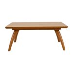 Τραπεζακι Σαλονιου Fylliana Marlen MDF Golden Sand 120x70x45εκ - Image 2