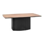 Τραπεζακι Σαλονιου Fylliana "Premium 1" Rustic Oak Χρωμα 120x60x45εκ