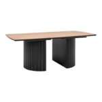 Τραπεζακι Σαλονιου Fylliana "Premium 2" Rustic Oak Χρωμα 120x60x45εκ