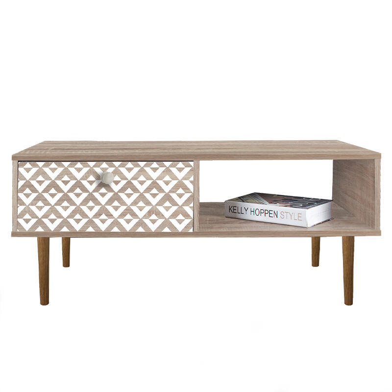 trapezaki-salonioy-home-sonoma-10050425-5 Τραπεζακι Σαλονιου Fylliana "Home" Sonoma 100x50x42.5εκ - Image 1