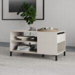 Τραπεζακι Σαλονιου Marron Cashmere-Μαυρο Ματ 102x55x52εκ - Image 2