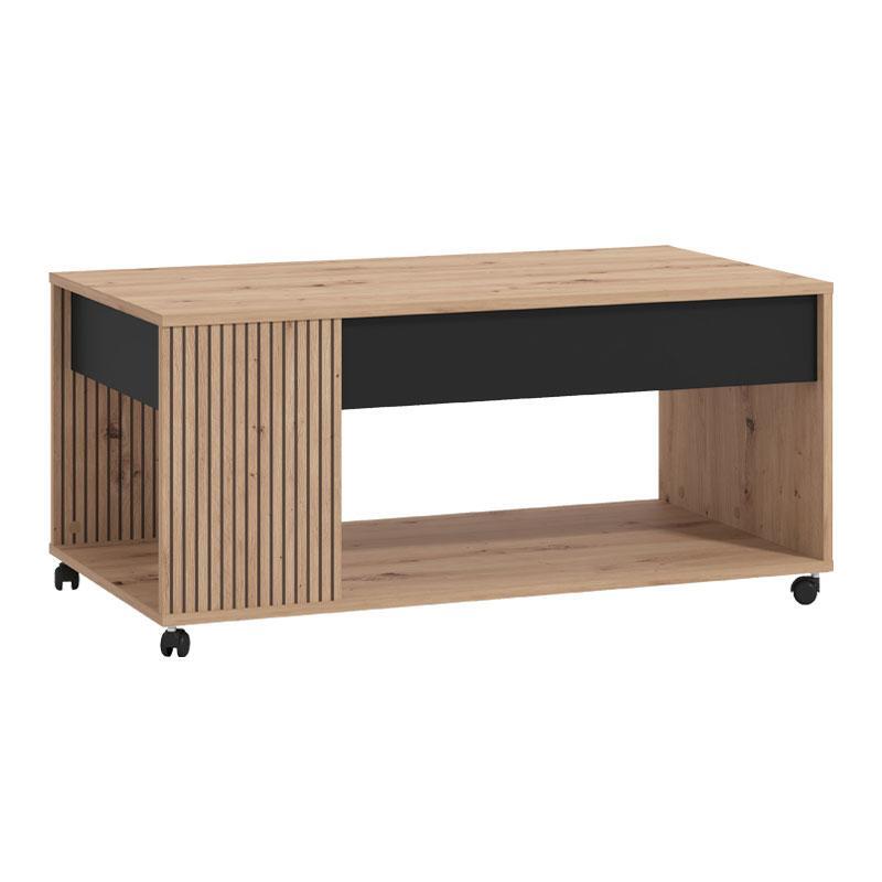 trapezaki-salonioy-mayenne-artisan-oak-mayro-mat-101x55x45ek1715169902 Τραπεζακι Σαλονιου Mayenne Artisan Oak-Μαυρο Mat 101x55x45εκ - Image 1