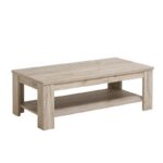 Τραπεζακι Σαλονιου Oscar Ks Grey Oak 120x60x41εκ
