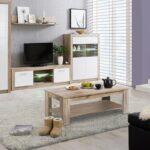 Τραπεζακι Σαλονιου Oscar Ks Grey Oak 120x60x41εκ - Image 2