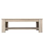 Τραπεζακι Σαλονιου Oscar Ks Grey Oak 120x60x41εκ - Image 3