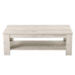 Τραπεζακι Σαλονιου Oscar Ks White Oak 120x60x41εκ - Image 3