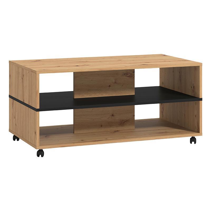 trapezaki-salonioy-savio-artisan-mayro-101x55x48ek1715595601 Τραπεζακι Σαλονιου Savio Artisan-Μαυρο 101x55x48εκ - Image 1