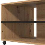 Τραπεζακι Σαλονιου Savio Artisan-Μαυρο 101x55x48εκ - Image 5