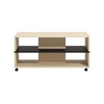 Τραπεζακι Σαλονιου Savio Light Port Oak/Black Oak 101x55x48εκ - Image 3