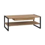 Τραπεζακι Σαλονιου Terrano Riviera Oak Χρωμα 111x60x40εκ