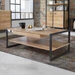 Τραπεζακι Σαλονιου Terrano Riviera Oak Χρωμα 111x60x40εκ - Image 2