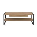 Τραπεζακι Σαλονιου Terrano Riviera Oak Χρωμα 111x60x40εκ - Image 3