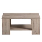 Τραπεζακι Σαλονιου Union Grey Oak 90x50x41εκ - Image 3
