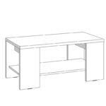 Τραπεζακι Σαλονιου Union Sonoma Oak 90x50x41εκ - Image 3