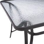 Τραπεζι Bruno 150x90χ75υεκ. Μεταλλικο Ορθογωνιο Γκρι Με Τρυπα Ομπρελας φ38 HM5145.11 - Image 13