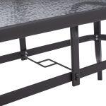 Τραπεζι Bruno 150x90χ75υεκ. Μεταλλικο Ορθογωνιο Γκρι Με Τρυπα Ομπρελας φ38 HM5145.11 - Image 14